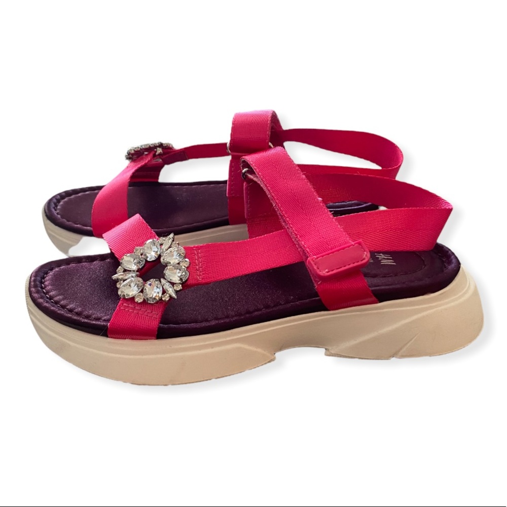 H&M platform sandals, like new size 8/38 fits 8,5